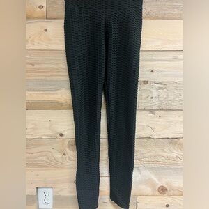 Black Printed Leggings